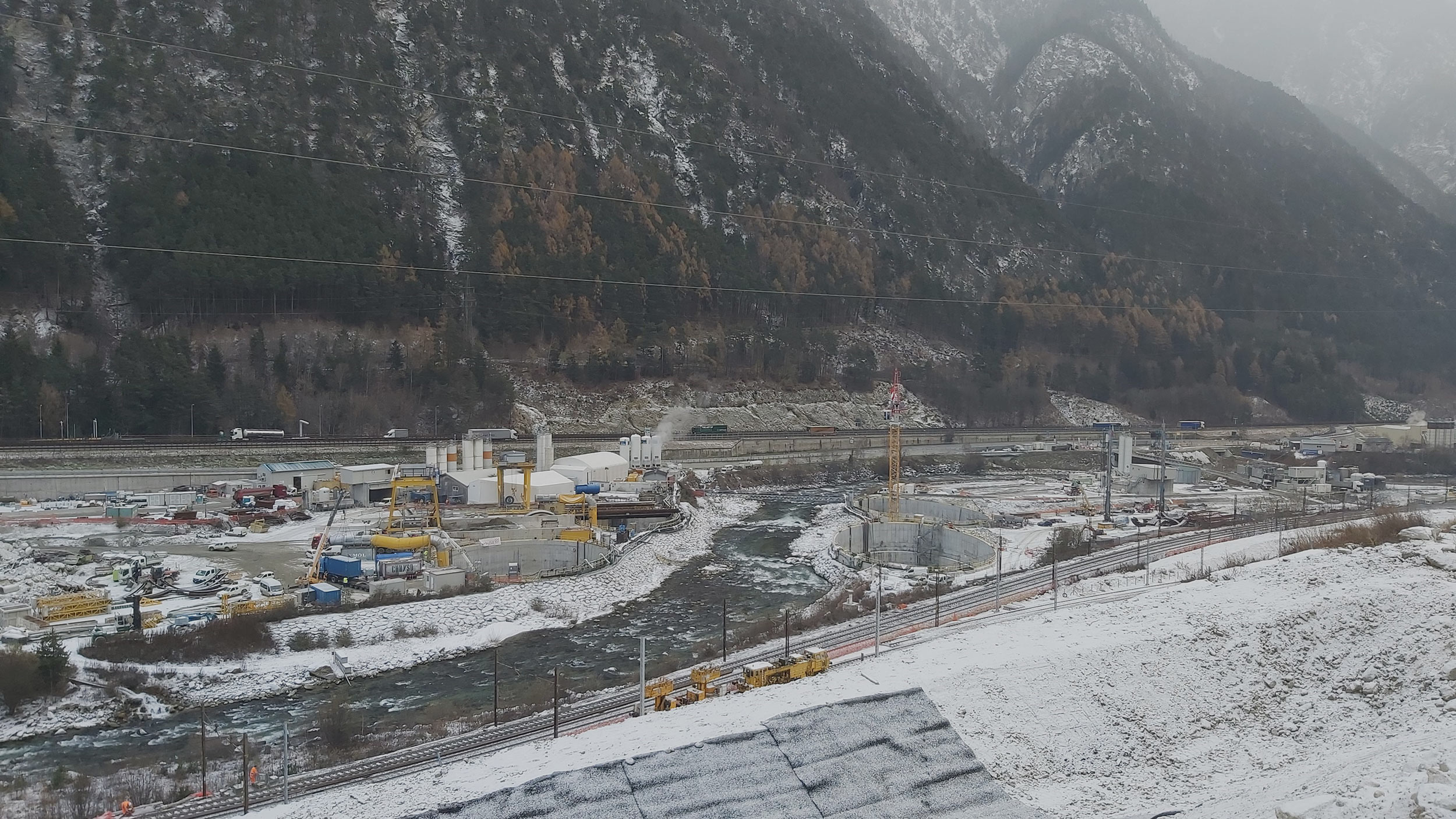 Brenner tunnel construction Italy tunneling