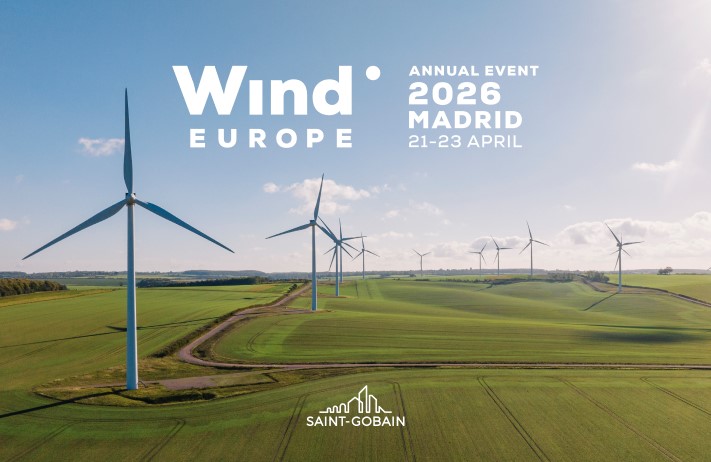 At WindEurope 2026, Saint Gobain will highlight the strength of its high performance wind turbine construction offering, bringing together its leading construction chemicals brands: Chryso, Fosroc and GCP